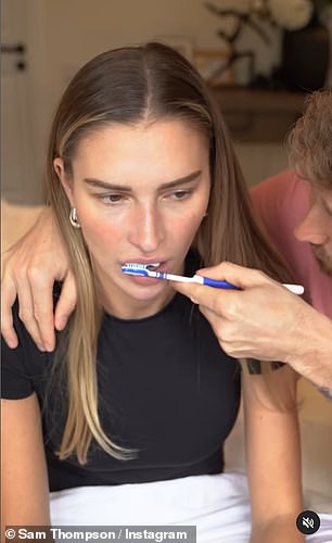 Sam, who works for toothpaste brand Sensodyne, shared the advert on his Instagram, claiming he's 'just a softie' and there's 'nothing wrong with being sensitive'