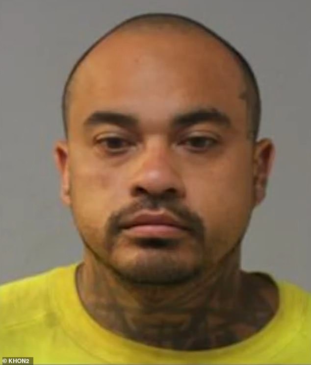 Maui police have arrested Christopher Helmer (pictured) in connection with the attack on Luceros