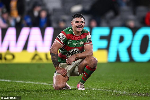 Mitchell suffered a foot injury during Souths' win over Parramatta on Thursday