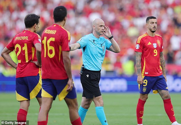 Outraged German fans have started a petition to have Anthony Taylor removed from UEFA's referee list