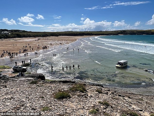 Harlyn Bay Beach is considered one of the best family beaches in Cornwall thanks to its golden sands and proximity to Padstow