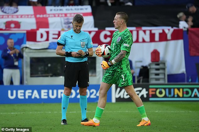 Pickford was involved in several penalty shootout victories during his England career