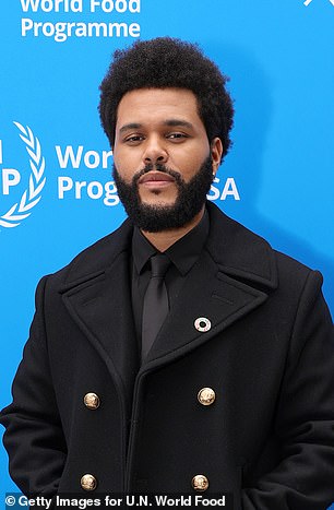 The Weeknd pictured in LA in October 2021