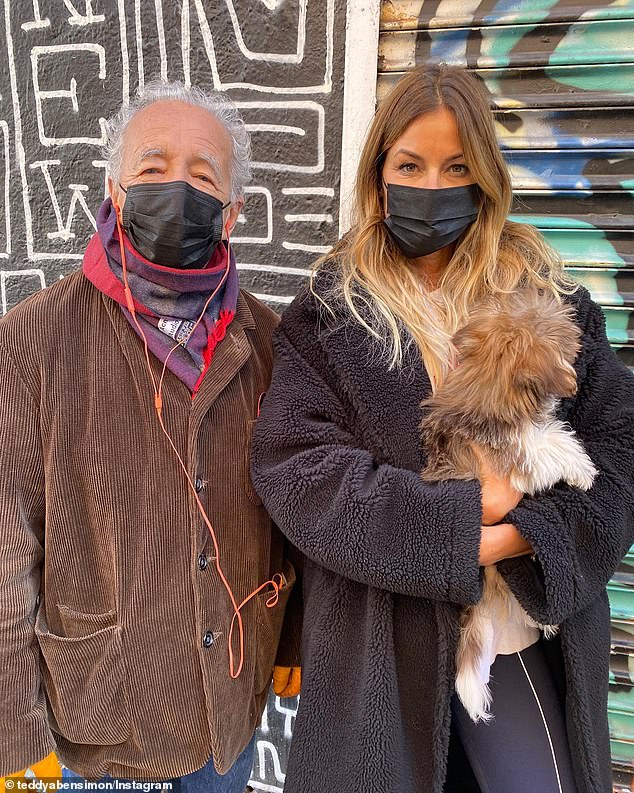 The Illinois-born socialite was previously married to fashion photographer Gilles Bensimon (left, pictured in 2021) — who at 80 is 10 years younger than her father Thomas Killoren — from 1997 to 2007