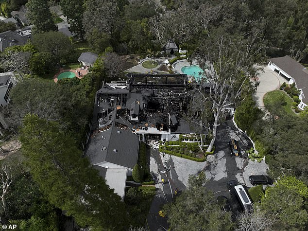 Los Angeles Fire Department officials said the cause of the fire was 