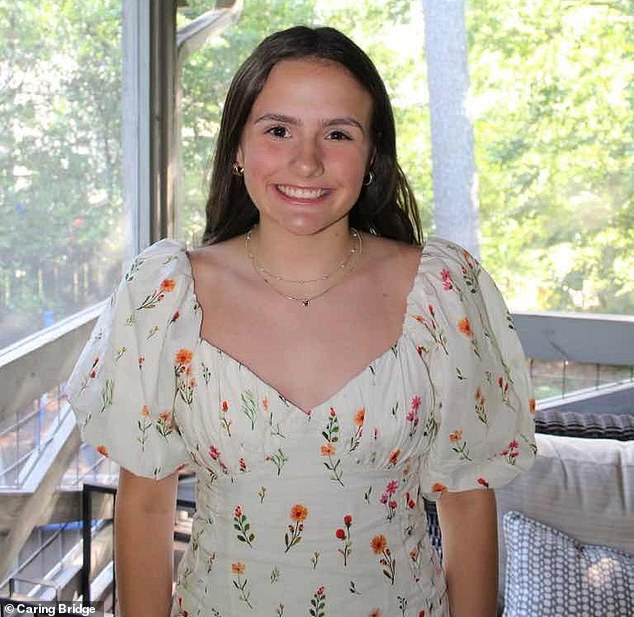 Lulu Gribbin was one of the teenage girls attacked by a shark in Florida last month. The bites were so severe that surgeons had to amputate her 