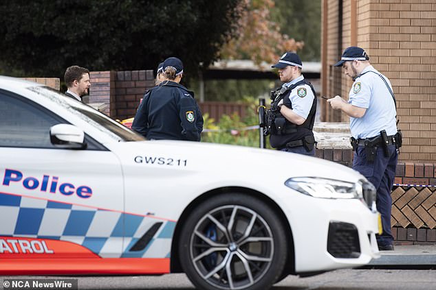 Police have launched an urgent search for a man who was seen fleeing after a woman was stabbed