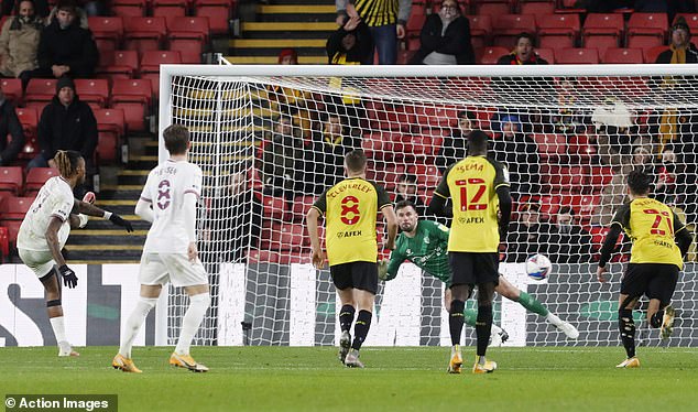 The England striker did the same to Foster during a Championship match between Brentford and Watford in December 2020