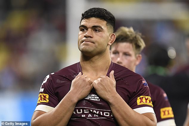 Fifita (pictured) has been left out of the Maroons Origin squad for the deciding match