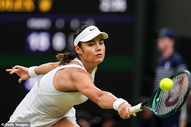 Raducanu's Wimbledon adventure came to an end on Sunday night when she lost in three sets to Lulu Sun