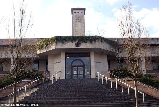 The pair were given a 16-month suspended sentence and a 10-year restraining order following a trial at Newport Crown Court (pictured).