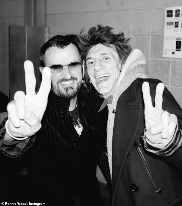 1720435396 997 Sir Ringo Starr flashes his trademark peace sign as he