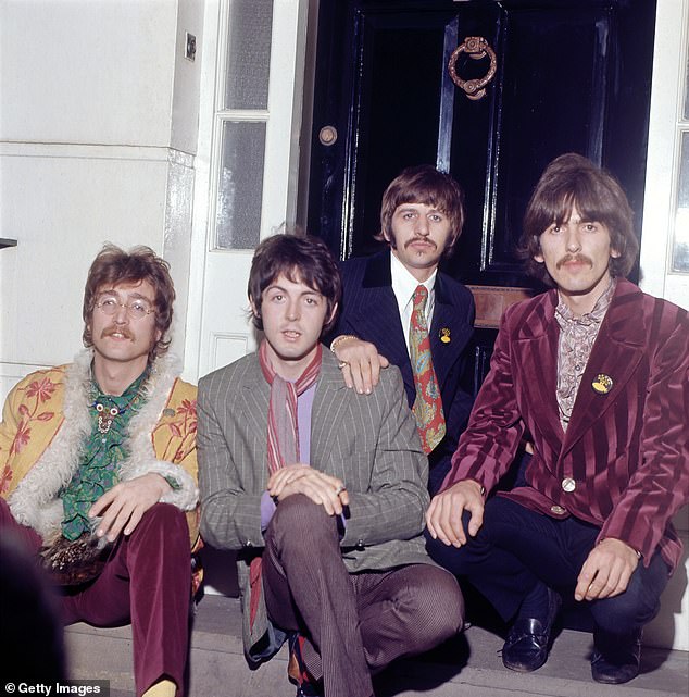 Ringo, Paul, John and George Harrison rose to fame as members of the iconic rock band The Beatles and became the best-selling music act of all time (L-R John, Paul, Ringo and George pictured in 1967)