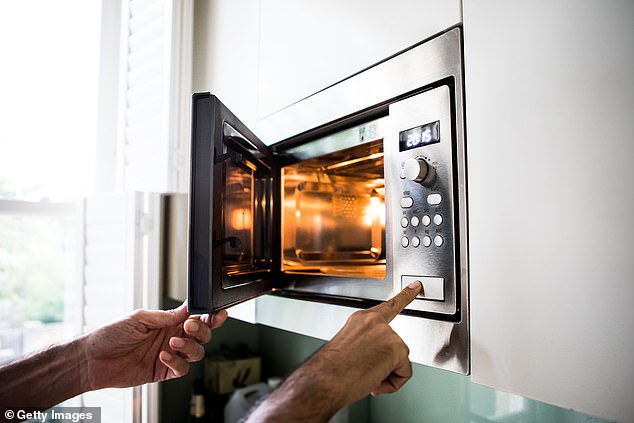 The source of those 'buffering' web pages and emails ending up in the Outbox could be your household microwave (stock image)