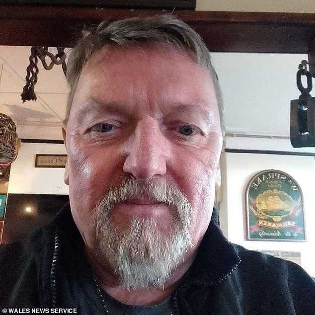 Mark Wilcox, 65, was left to die in a pool of blood in his armchair at his seaside home in Colwyn Bay, Wales, the trial was told