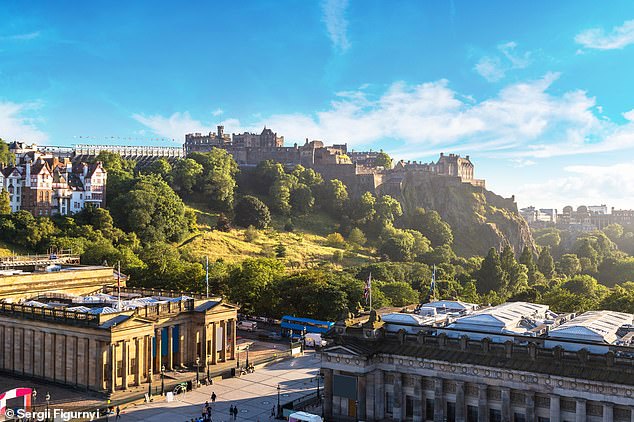 Edinburgh is expected to see a temperature rise of 4.1°C (7.4°F) in summer and become 8.5 percent drier