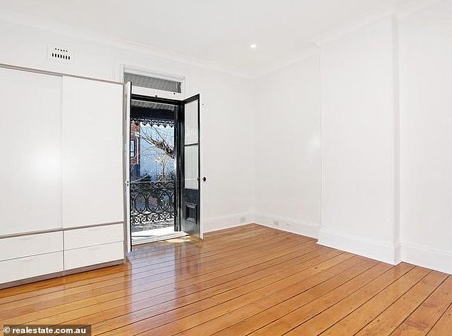 She rents the property for $750 a week, which is about 40 percent of the average salary in NSW (property pictured)