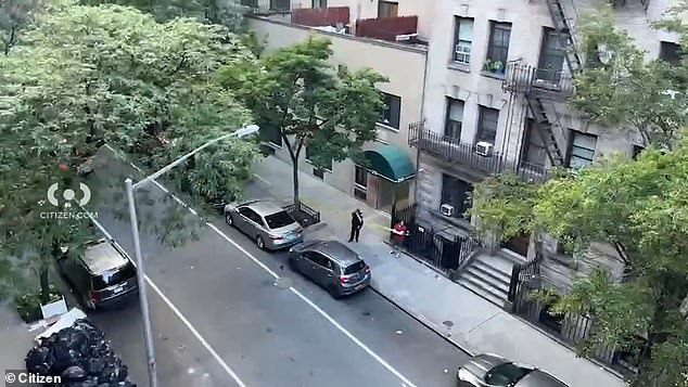 Authorities say a woman made the gruesome discovery at 27th Street and Third Avenue in Kips Bay on the East Side of Manhattan just before 5 p.m. Friday.