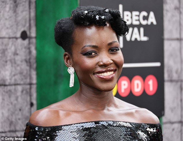 Lupita Nyong'o, who appeared in A Quiet Place: Day One and Black Panther, typically wears only makeup to events