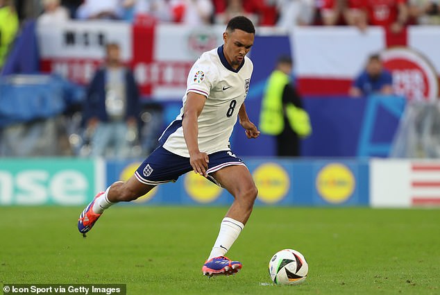 Alexander-Arnold then scored the winning penalty for England, eliminating Switzerland