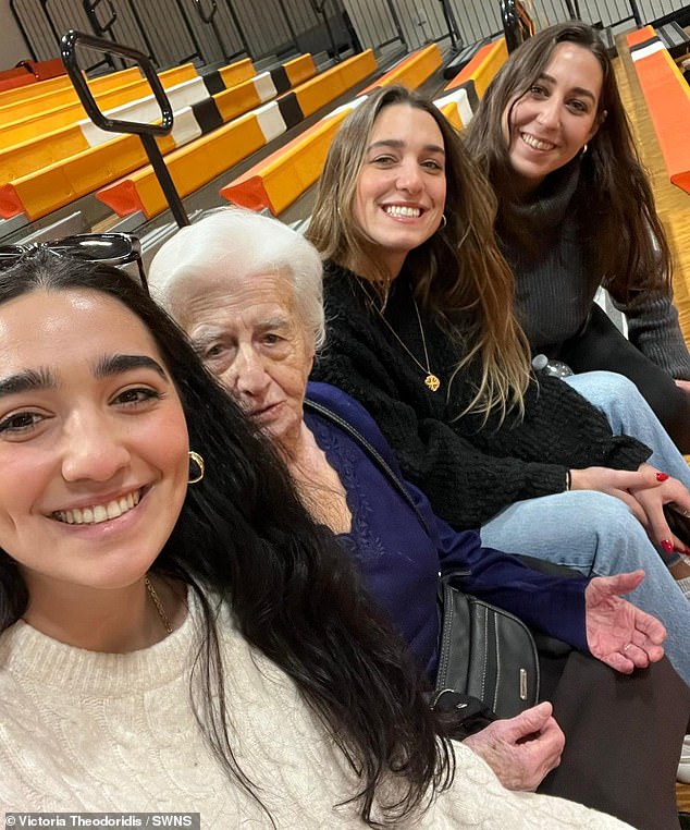 Sophie and Vickie live with their Yiayia - which means grandmother in Greek - together with their parents and two other siblings