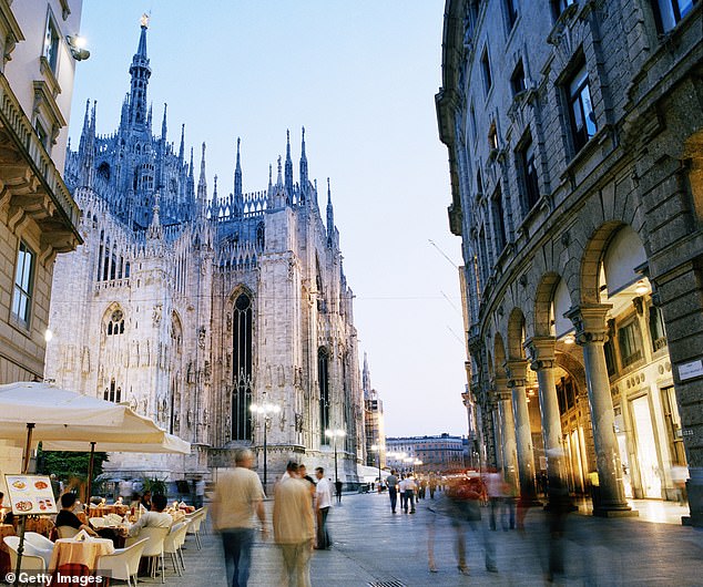 Chad recalled a similar encounter he had five years earlier in Milan, when he also encountered a group of shady men trying to draw attention to his shoes (stock photo)