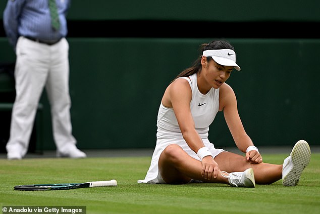 Raducanu struggled physically in her fourth round singles match before being knocked out, and Evans feels medical advice is sometimes lacking in the tennis world