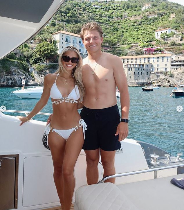 The couple shared photos from their Italian getaway on their respective Instagram pages