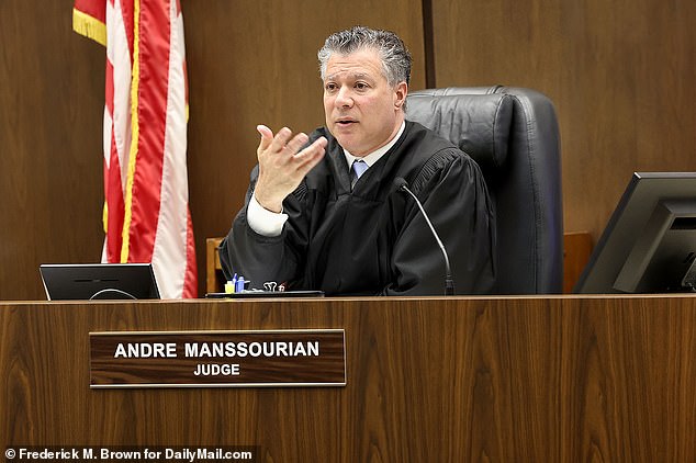 Judge Andre Manssourian speaks during a court hearing for Jaden Cunningham, Malachi Darnell and Leroy McCrary. He questioned why none of them showed up, adding that he had heard it might have been because of 