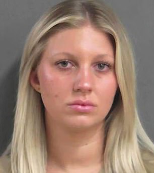 Brooklyn Shuler is pictured in an arrest photo