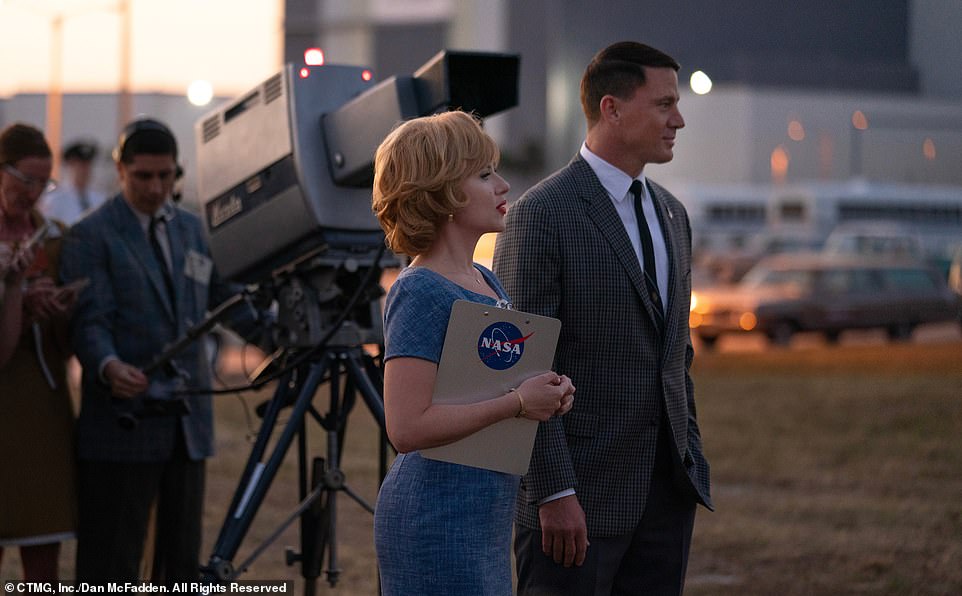 Tatum plays a NASA official overseeing the Apollo 11 moon landing, while Johansson takes on the role of a marketing executive hired to film the fake moon landing.