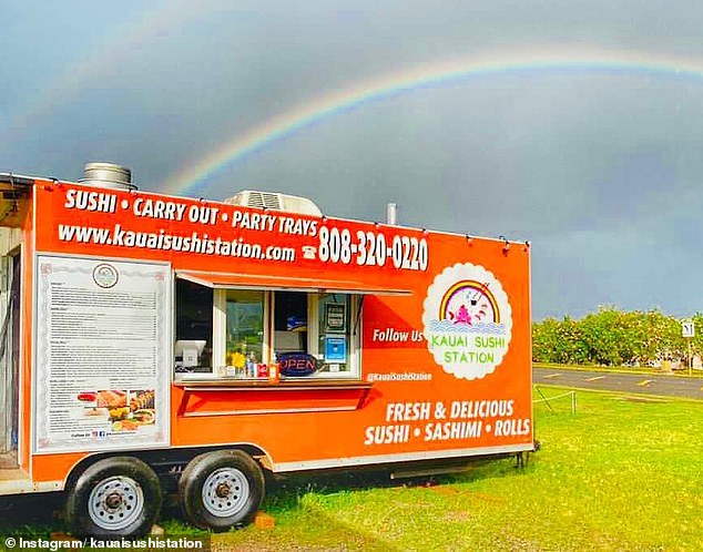 The food truck, which opened four years ago in L¿hu'e on the east side of the Garden Isle, also took first place for best sushi in Yelp's 2023 list