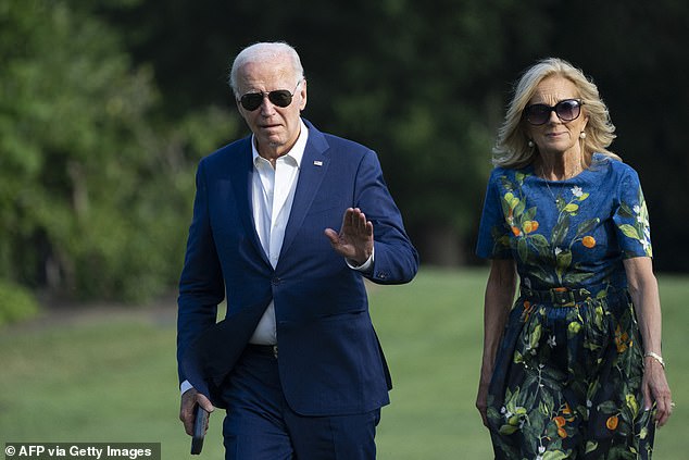 President Biden, 81, told Democrats he was 'the best person to beat Donald Trump' as he faces mounting pressure to step back