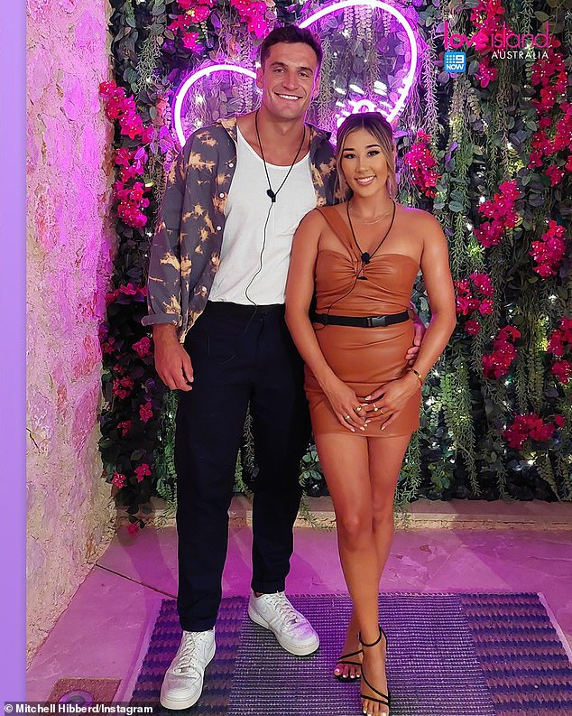 Tina initially found romance with AFL star Mitch Hibberd, 27, during her stint on the reality series in 2021 and they were crowned winners, before splitting shortly after