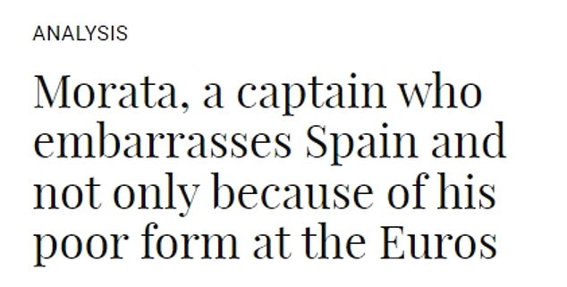 Campello criticised an article that claimed the Spain captain was a 'disgrace'