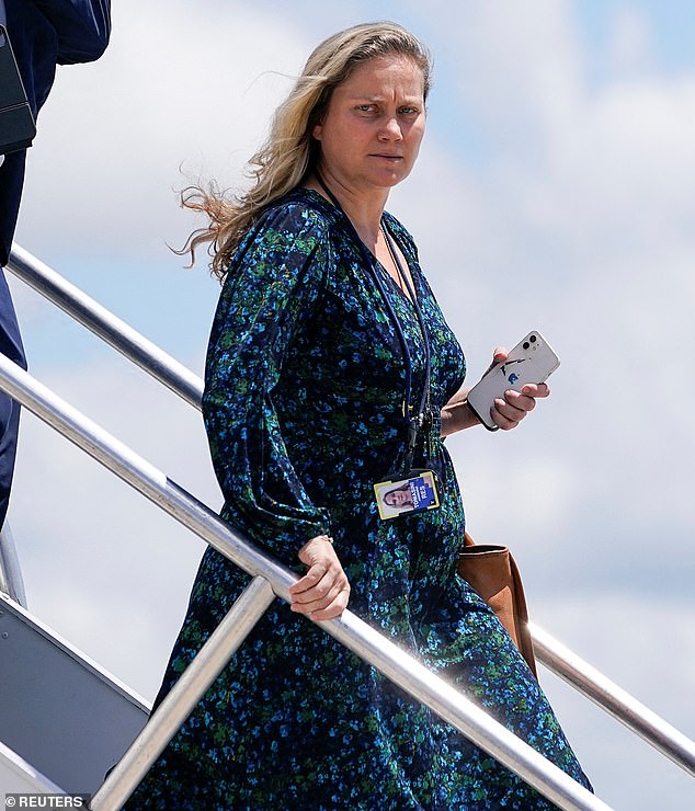 Annie Tomasini, the deputy chief of staff in the Oval Office, is seen here on July 5