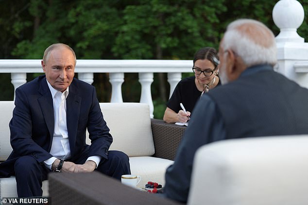 It is also believed that Modi has instructed Putin to find a diplomatic way out of the war