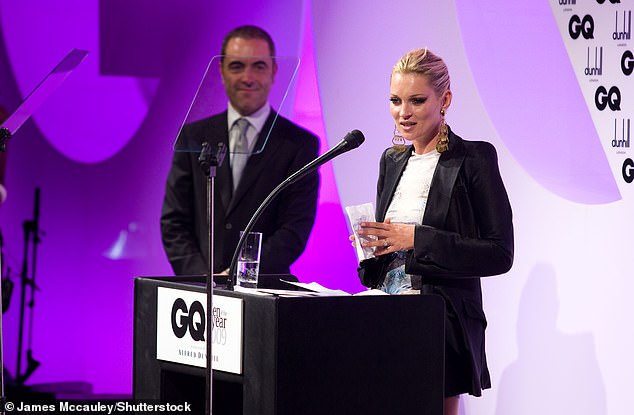 Moss attended the GQ Men of the Year Awards in 2009, but stormed out after James Nesbitt made a crude joke about her