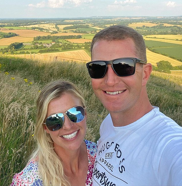 Georgie Campbell (left) was married to fellow rider Jesse Campbell (right) for four years before her death