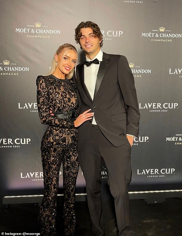 Riddle and Taylor Fritz, the world number 14 in tennis, have been in a relationship for four years