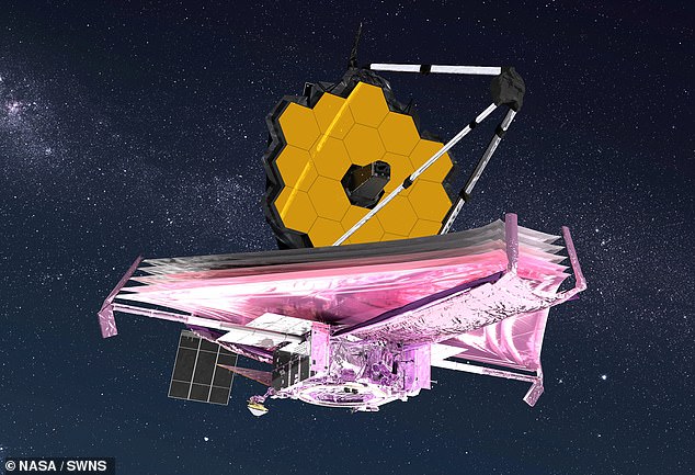 To learn more about the exoplanet's atmosphere, the researchers are using data collected in 2023 by the James Webb Space Telescope (pictured)