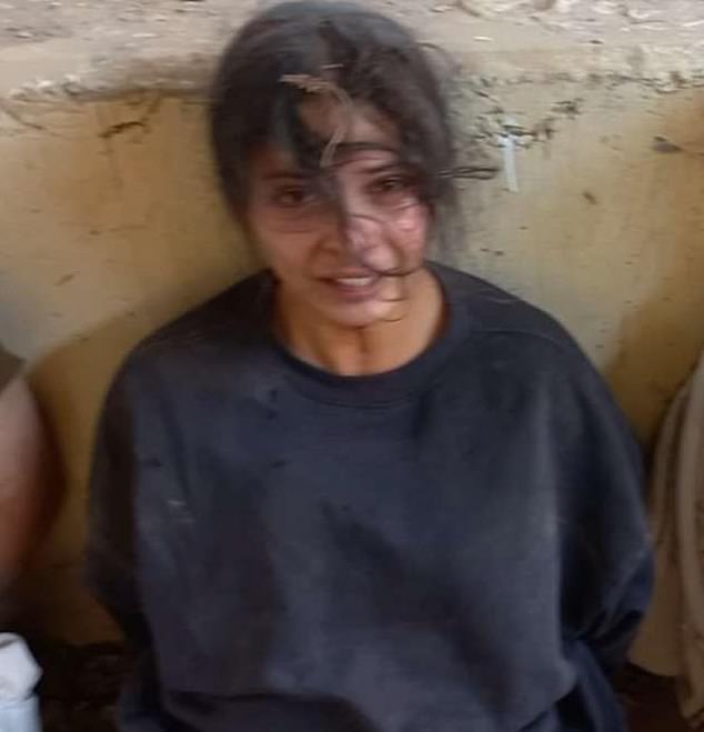 Daniela was pictured in a video released by Hamas after she was taken hostage