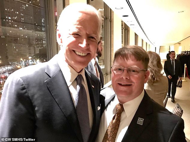 Biden and O'Connor photo in 2017