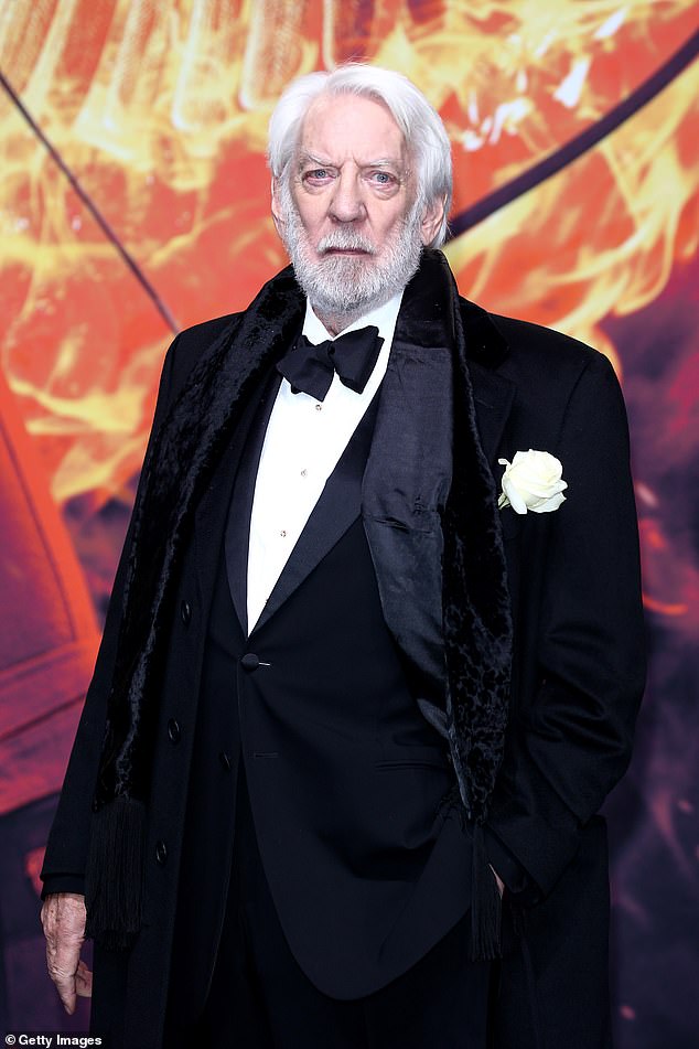 The tenacious actor, who has amassed more than 200 credits in TV and film productions during his career, was photographed at the Berlin premiere of The Hunger Games: Mockingjay - Part