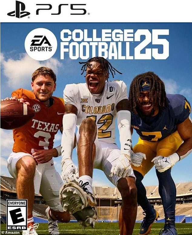 EA Sports College Football, featuring Ewers on the cover (left), is released on July 19