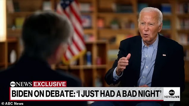 Biden got through Friday's 22-minute ABC News interview without any major gaffes, but it seemed unlikely to completely assuage concerns about his age and fitness for the next four years and his ability to defeat Donald Trump in November.