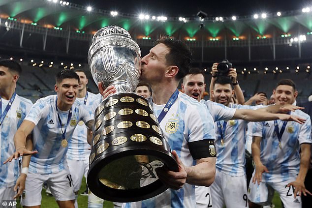 Messi led Argentina to Copa America glory in 2021 before winning the World Cup in 2022