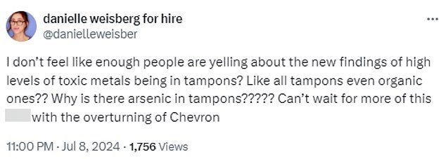 1720584125 159 Tampon fear Experts refuse to say which 14 brands contain