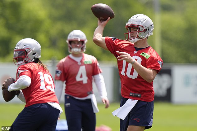 The Patriots drafted Drake Maye out of North Carolina with the third pick this offseason