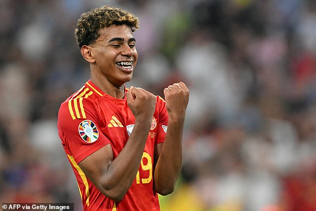 Yamal scored a stunning goal against France at the age of 16, helping Spain reach the final of Euro 2024